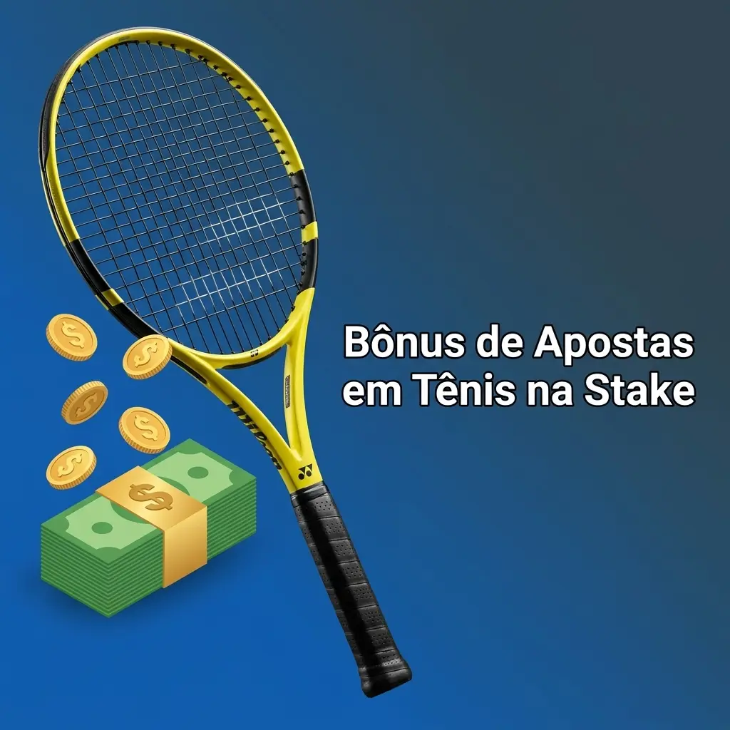 Bônus de apostas em tênis na Stake com pagamento antecipado para usuários registrados no Brasil