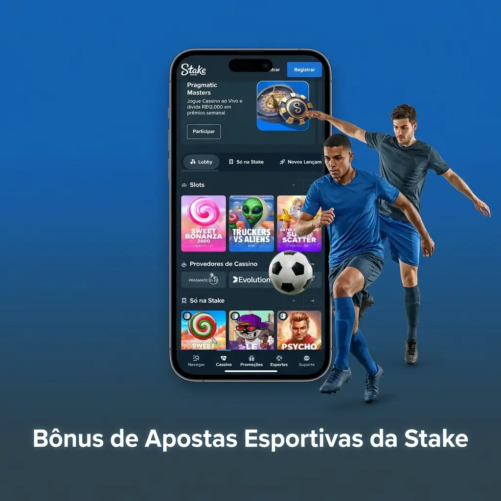 Bônus de apostas esportivas da Stake: futebol, basquete, UFC e eSports com ofertas e promoções especiais