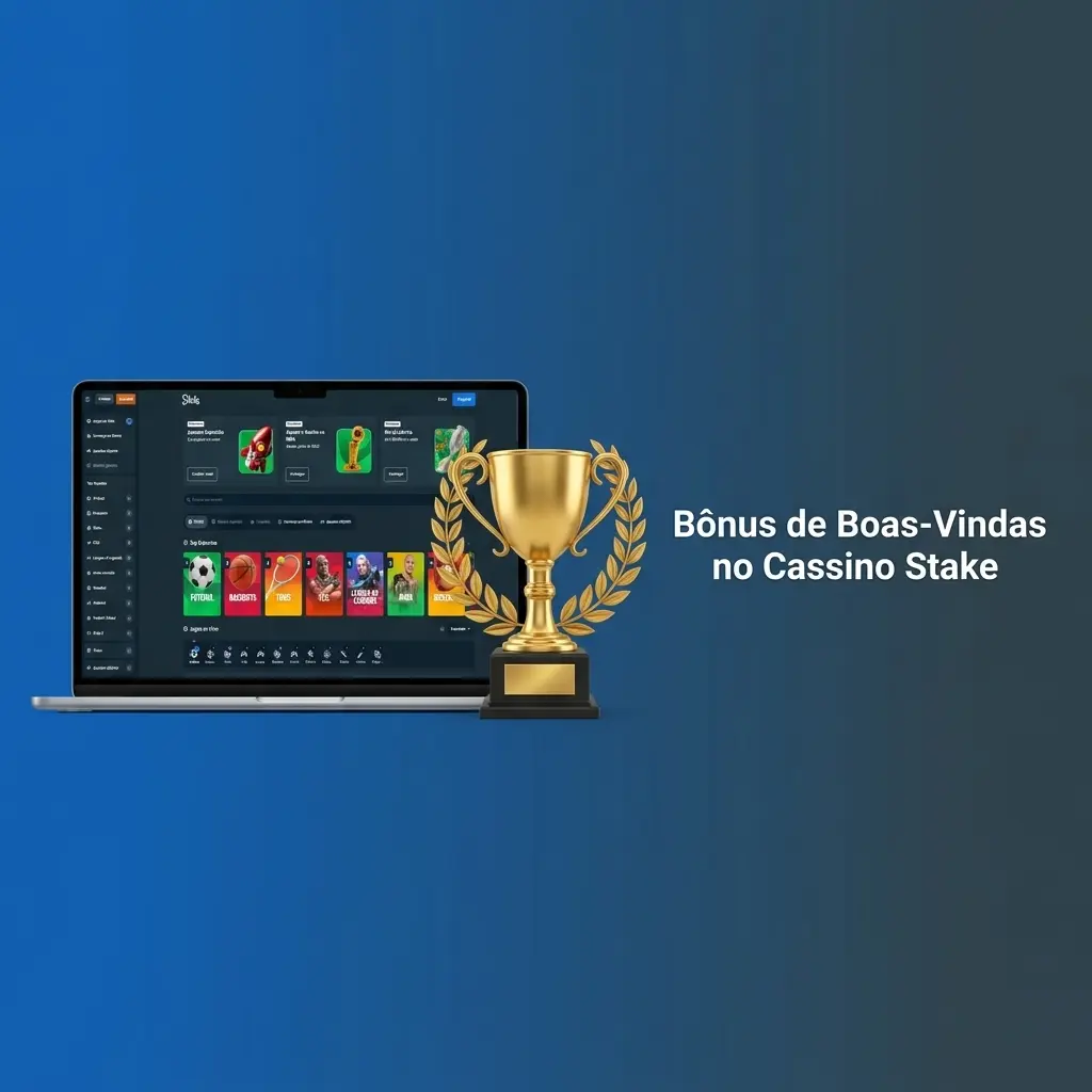 Bônus de boas-vindas Stake Brasil até R$1.000 no primeiro depósito para apostas esportivas e cassino ao vivo