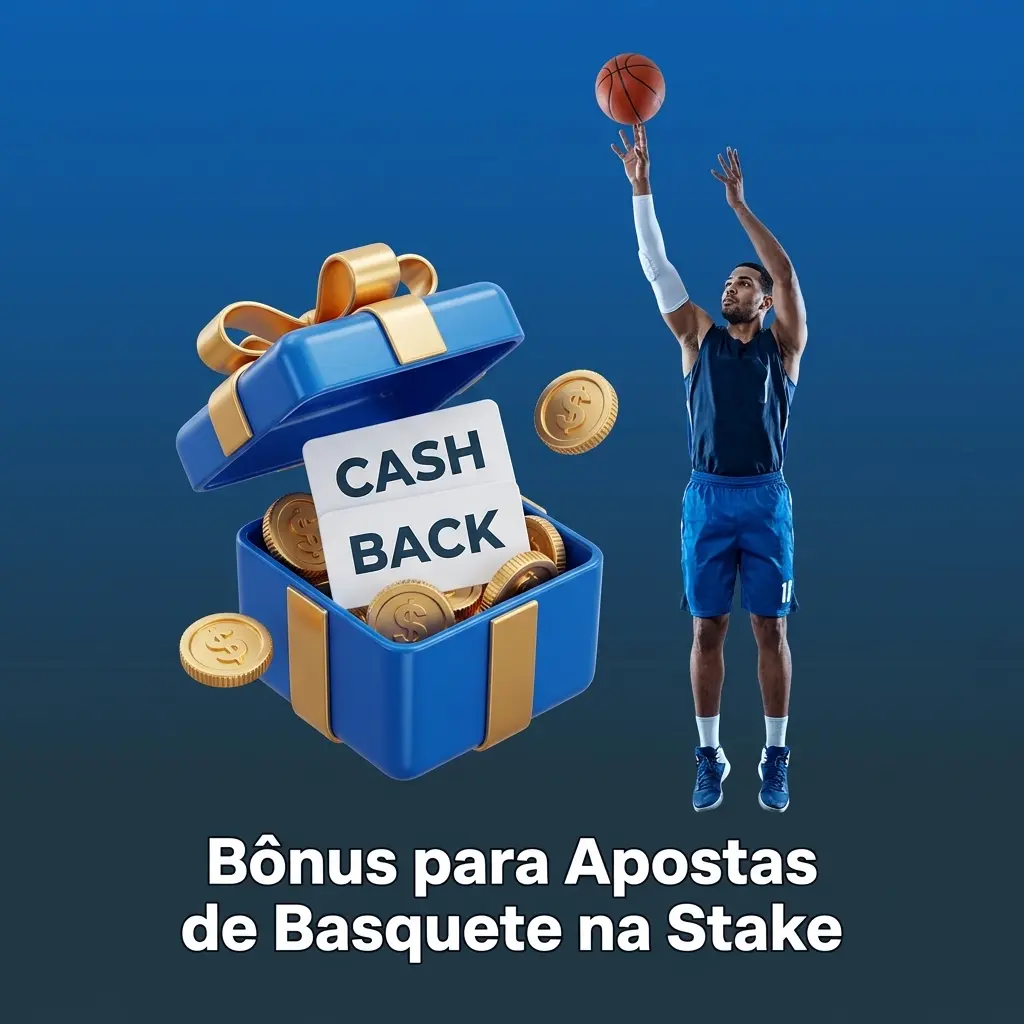 Bônus para apostas de basquete na Stake com pagamento antecipado em jogos da NBA e outras ligas