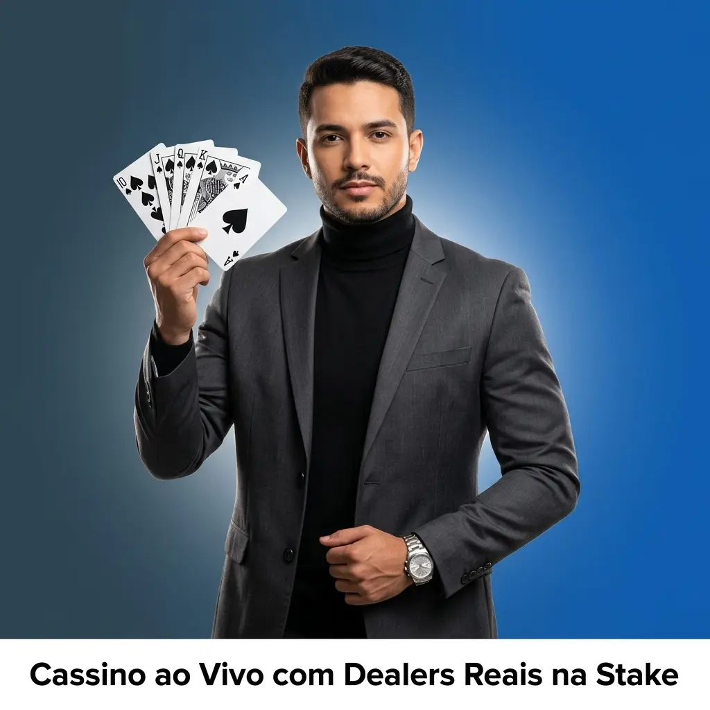 Cassino ao vivo da Stake com dealers reais em estúdios profissionais transmitindo roleta e blackjack em HD