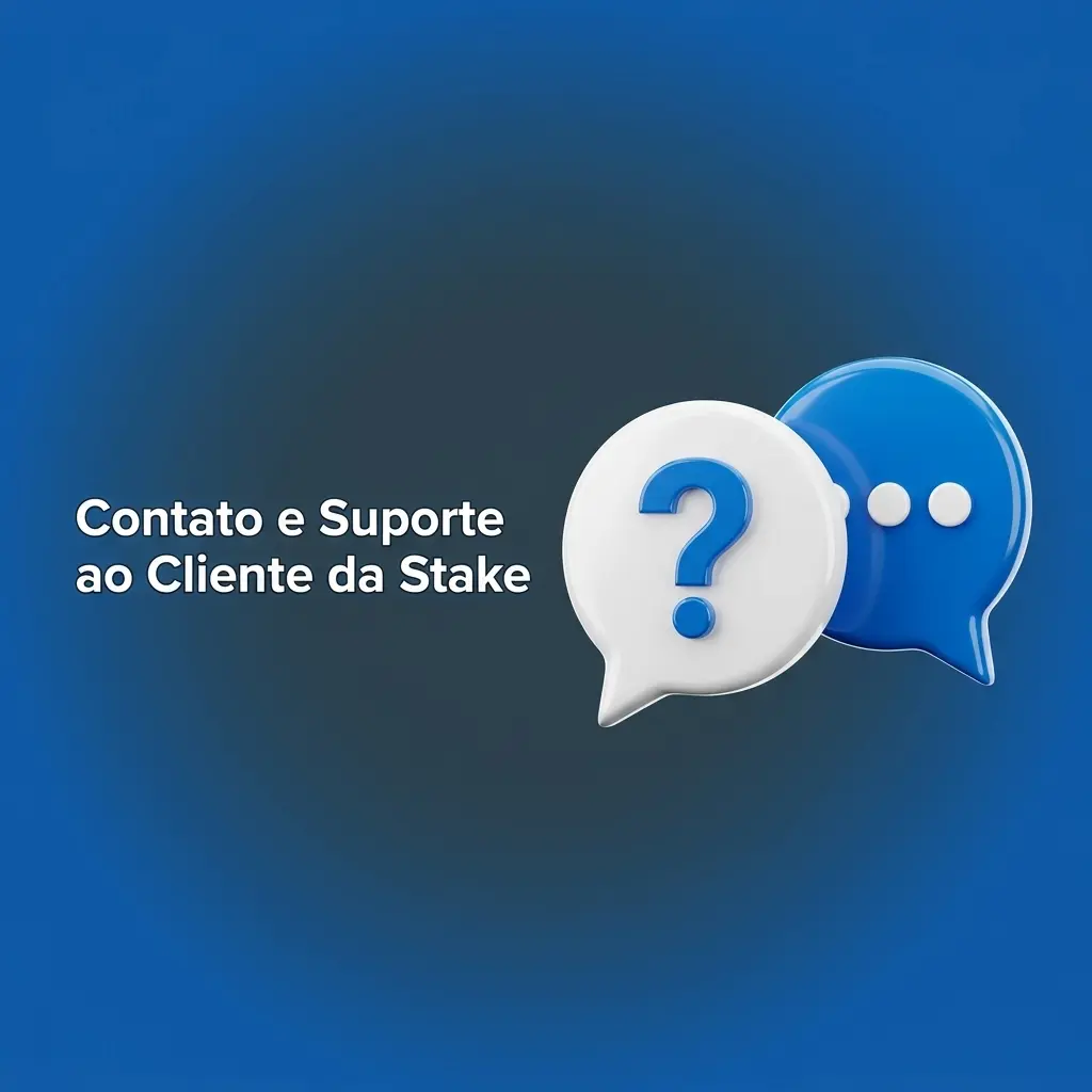Canais de suporte ao cliente da Stake: chat ao vivo, e-mail, central de ajuda e redes sociais disponíveis 24/7