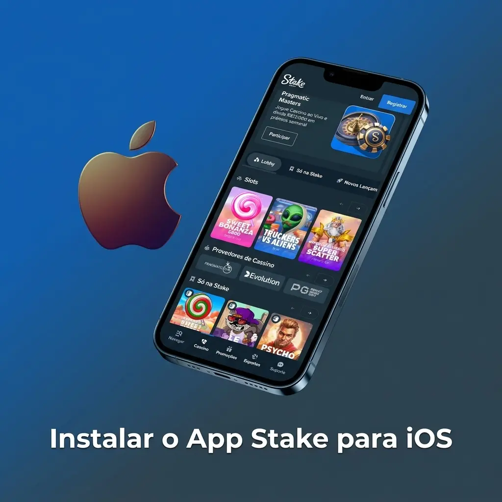Instalar app Stake no iOS: adicione o atalho à tela inicial pelo Safari em iPhones e iPads com iOS 14 ou superior