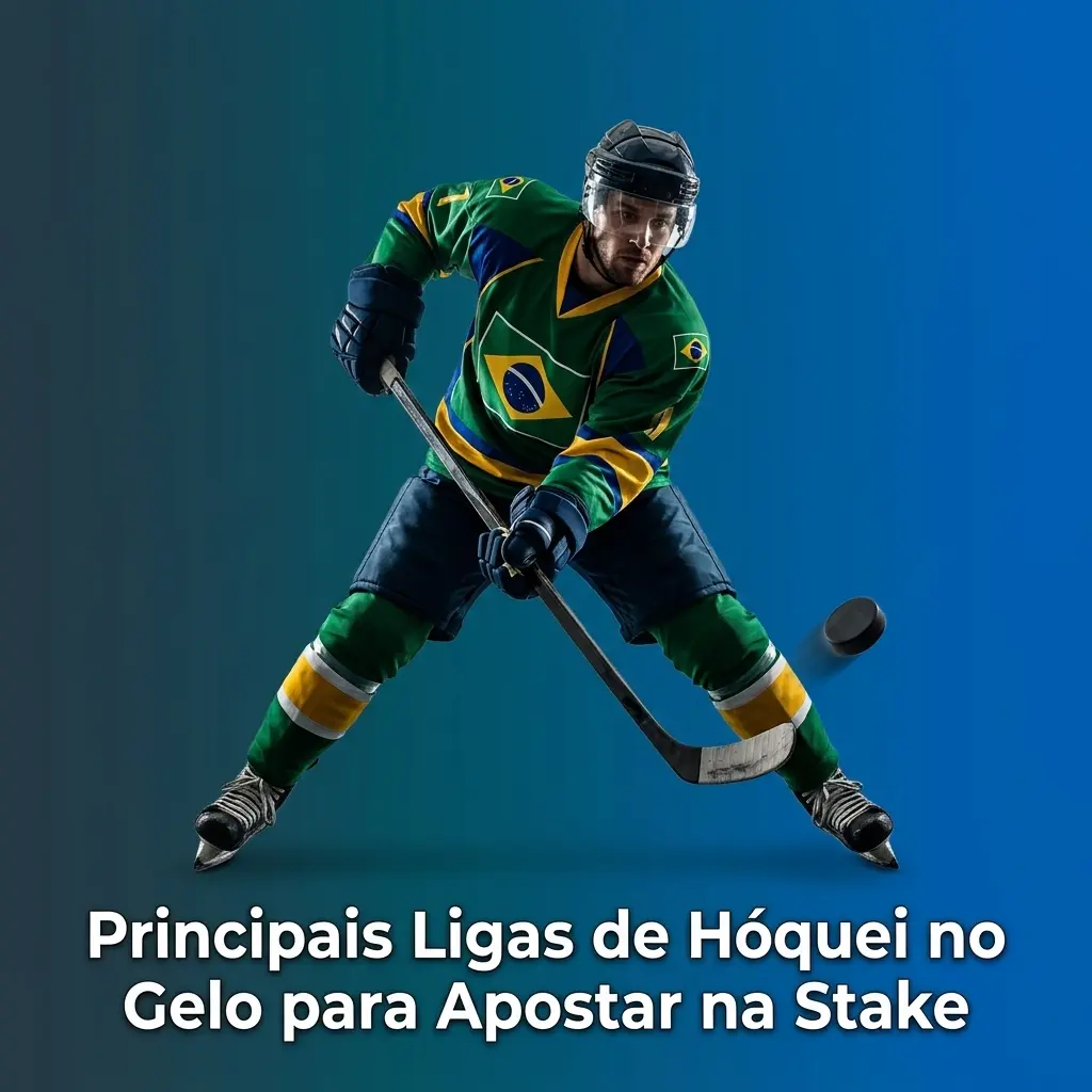 Principais ligas de hóquei no gelo para apostar na Stake: NHL, KHL, SHL e mais
