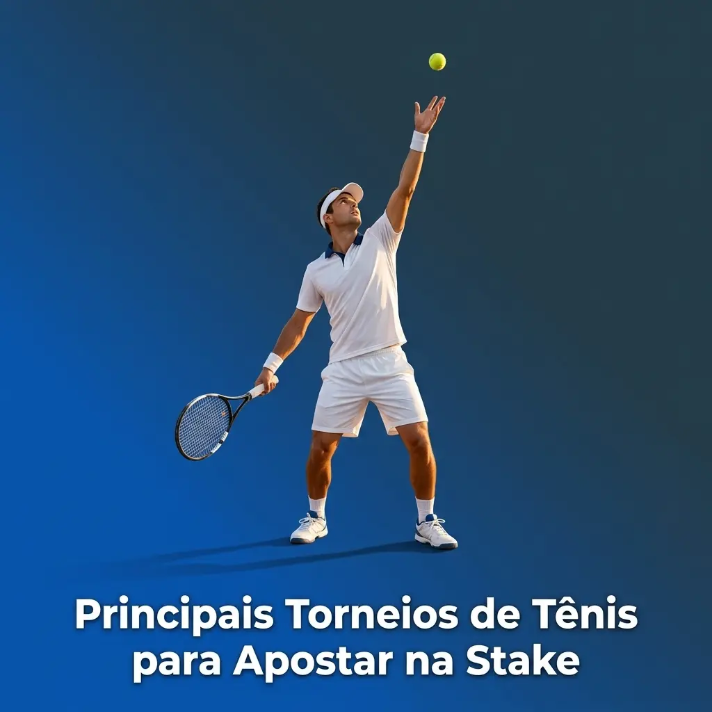 Principais torneios de tênis para apostar na Stake: Grand Slams, ATP Finals, WTA Finals e Masters 1000