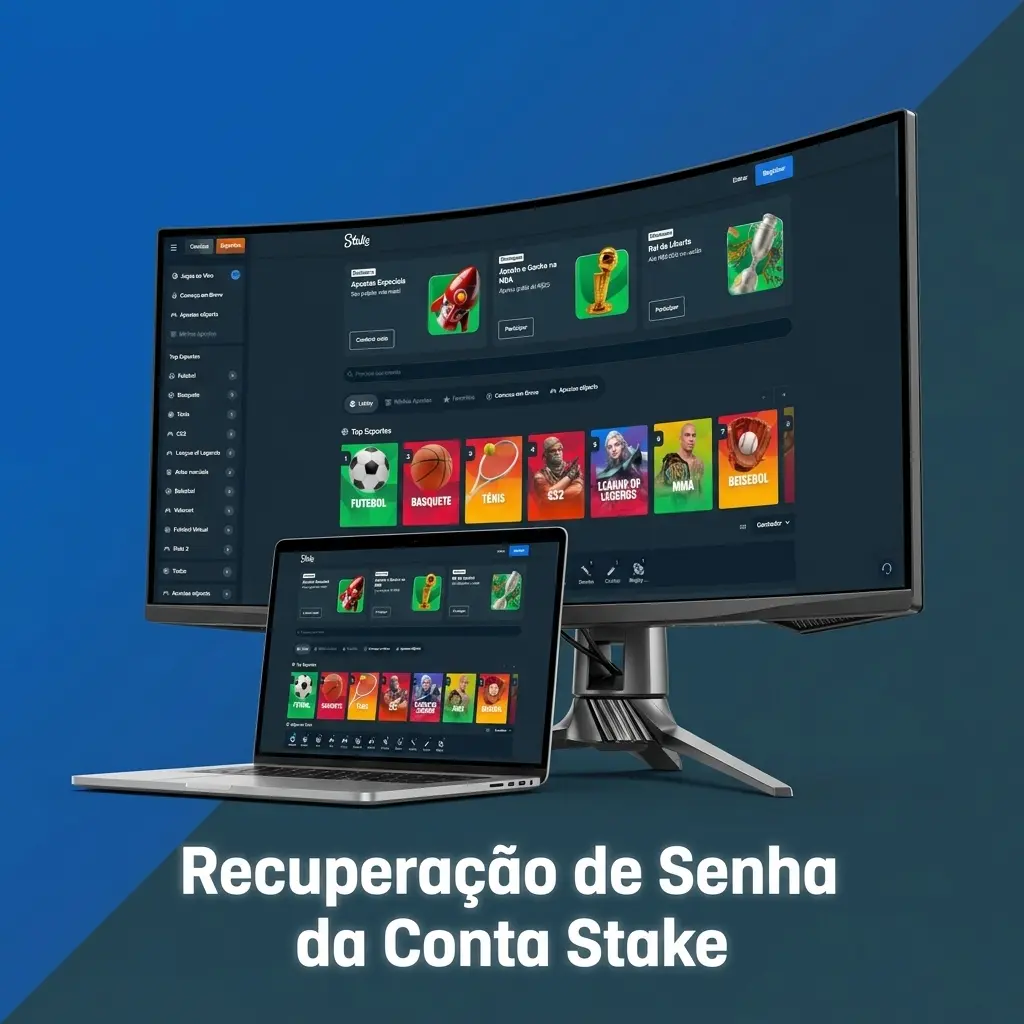 Passo a passo para recuperar senha da conta Stake via e-mail com link de redefinição segura