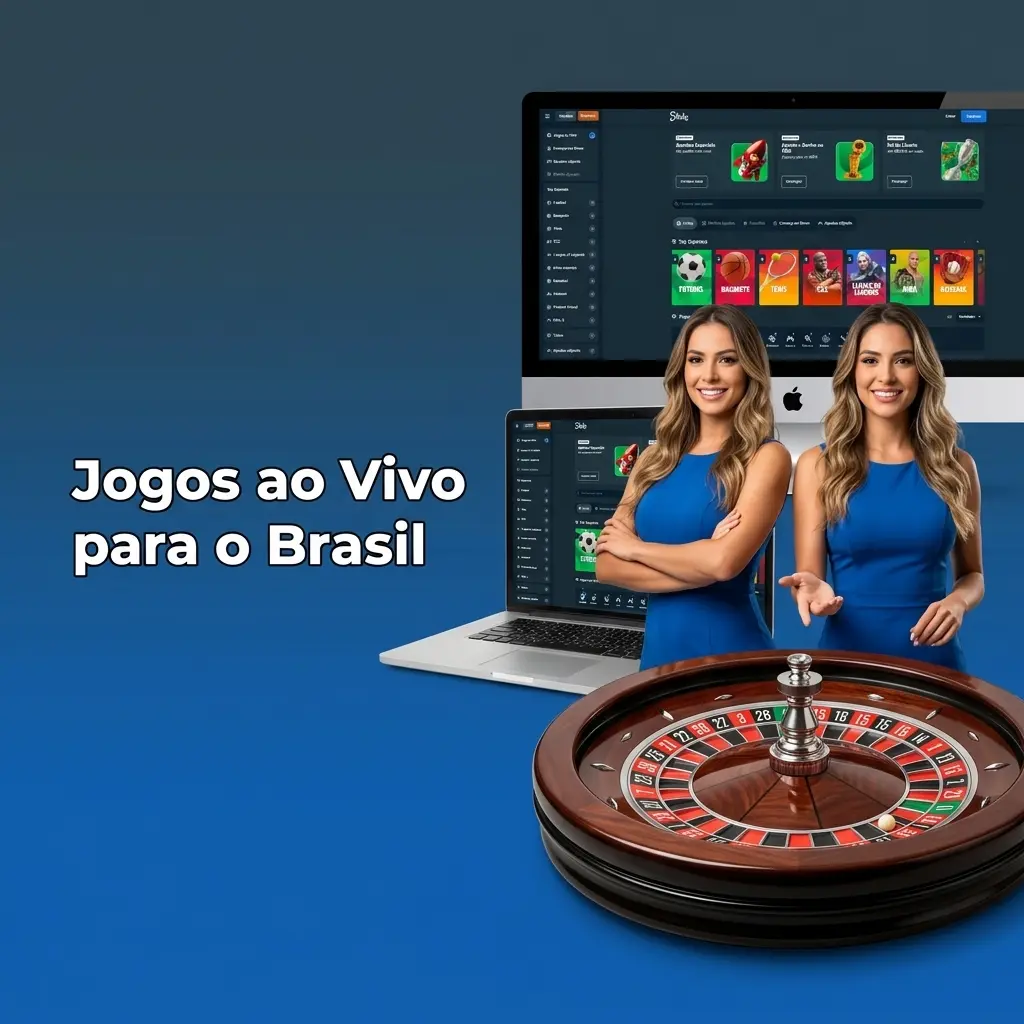 Jogos ao vivo na Stake com dealers em português para jogadores brasileiros, incluindo roleta e baccarat