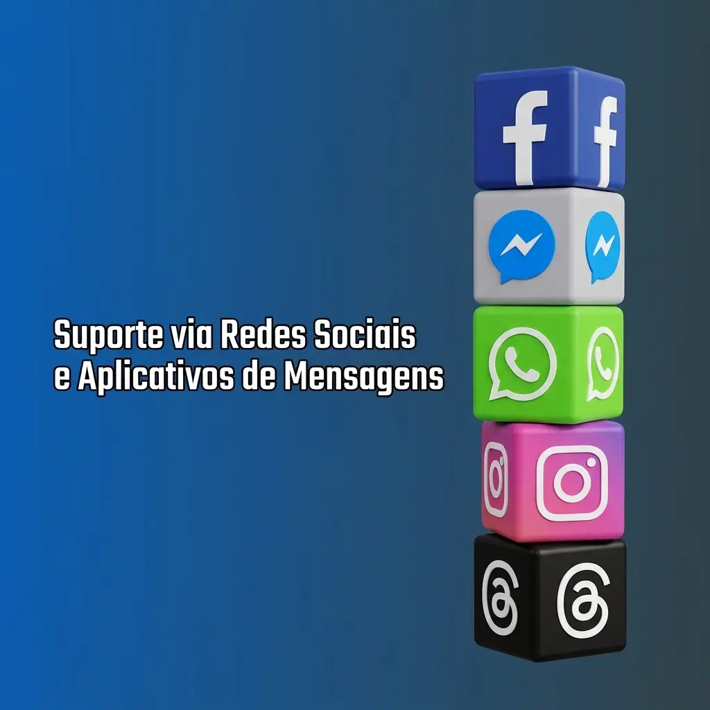 Suporte da Stake via redes sociais: Twitter, Telegram e Instagram com tempo de resposta de 4 a 12 horas