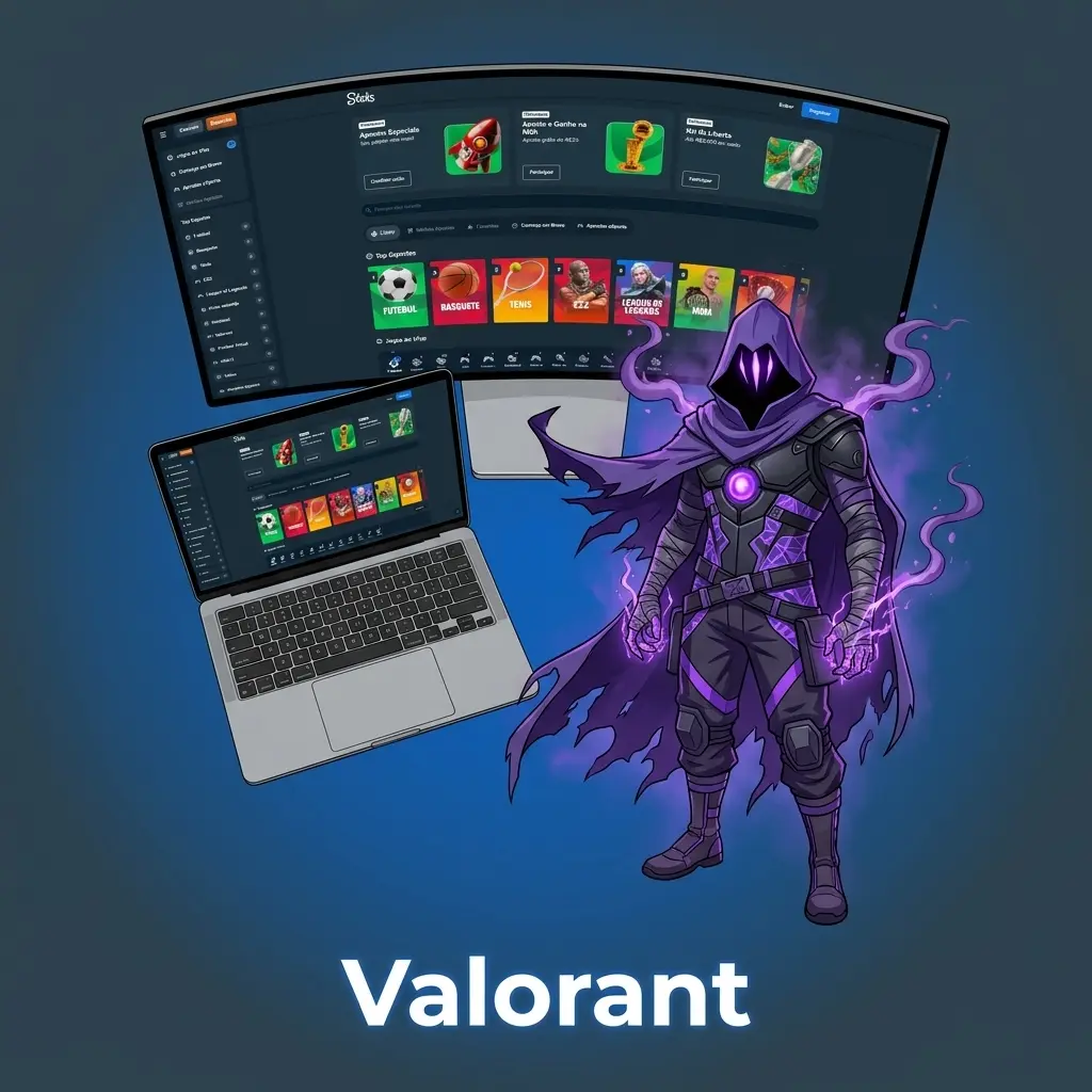 Apostas em Valorant na Stake: mercados de partida, mapa e rounds para torneios VCT nacionais e internacionais