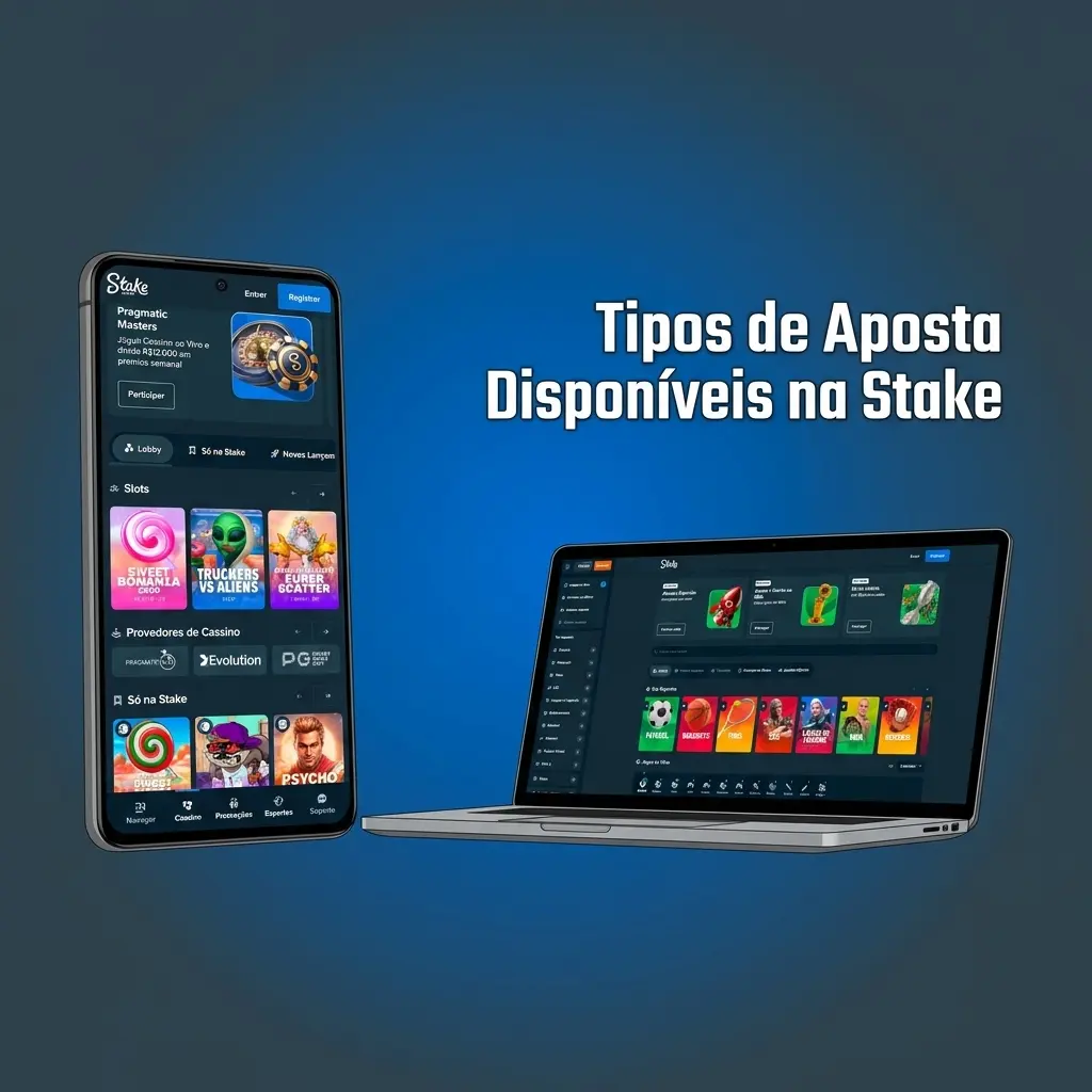 Tipos de apostas disponíveis na Stake: simples, parlay, sistema e acumulador para jogadores brasileiros.