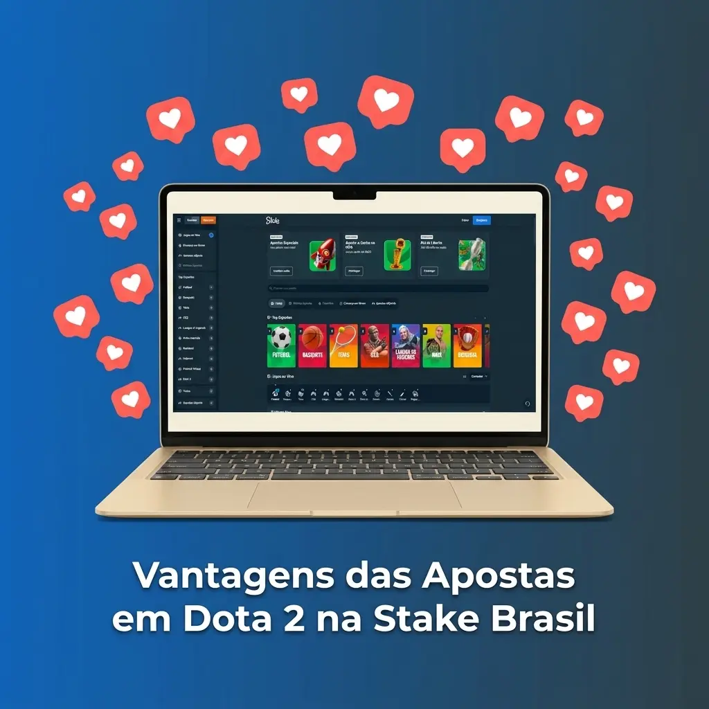 Vantagens de apostar em Dota 2 na Stake Brasil: bônus, PIX, suporte 24h e odds competitivas