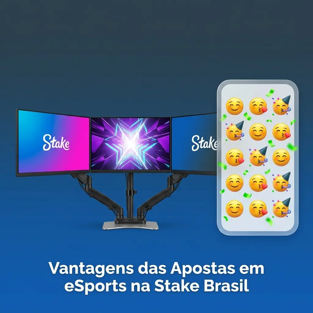 Vantagens das apostas em eSports na Stake Brasil: odds competitivas, Pix, ao vivo e suporte 24/7