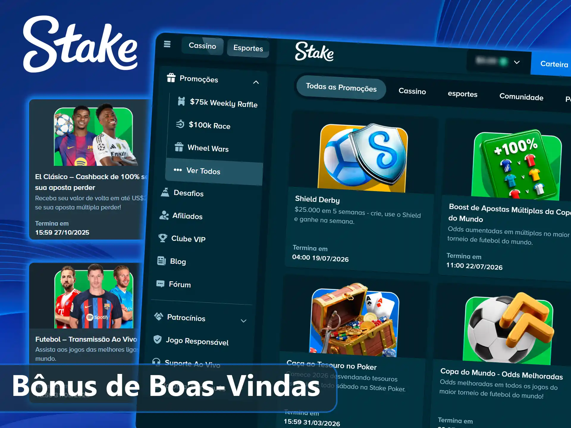 Garanta seu bônus exclusivo na Stake Brasil.