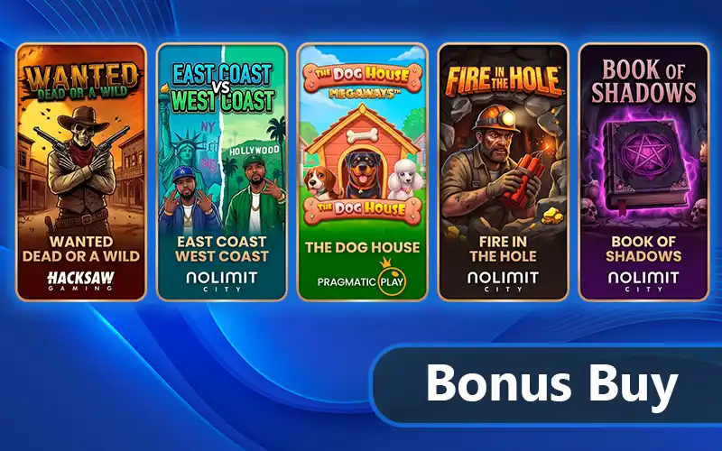 Aproveite recursos Bonus Buy na Stake.