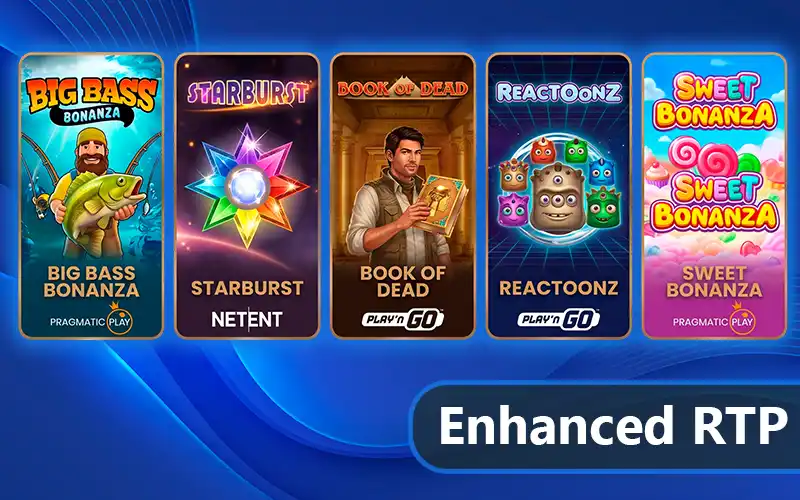 Descubra jogos com RTP aprimorado na Stake.