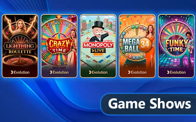 Divirta-se com game shows ao vivo na Stake.