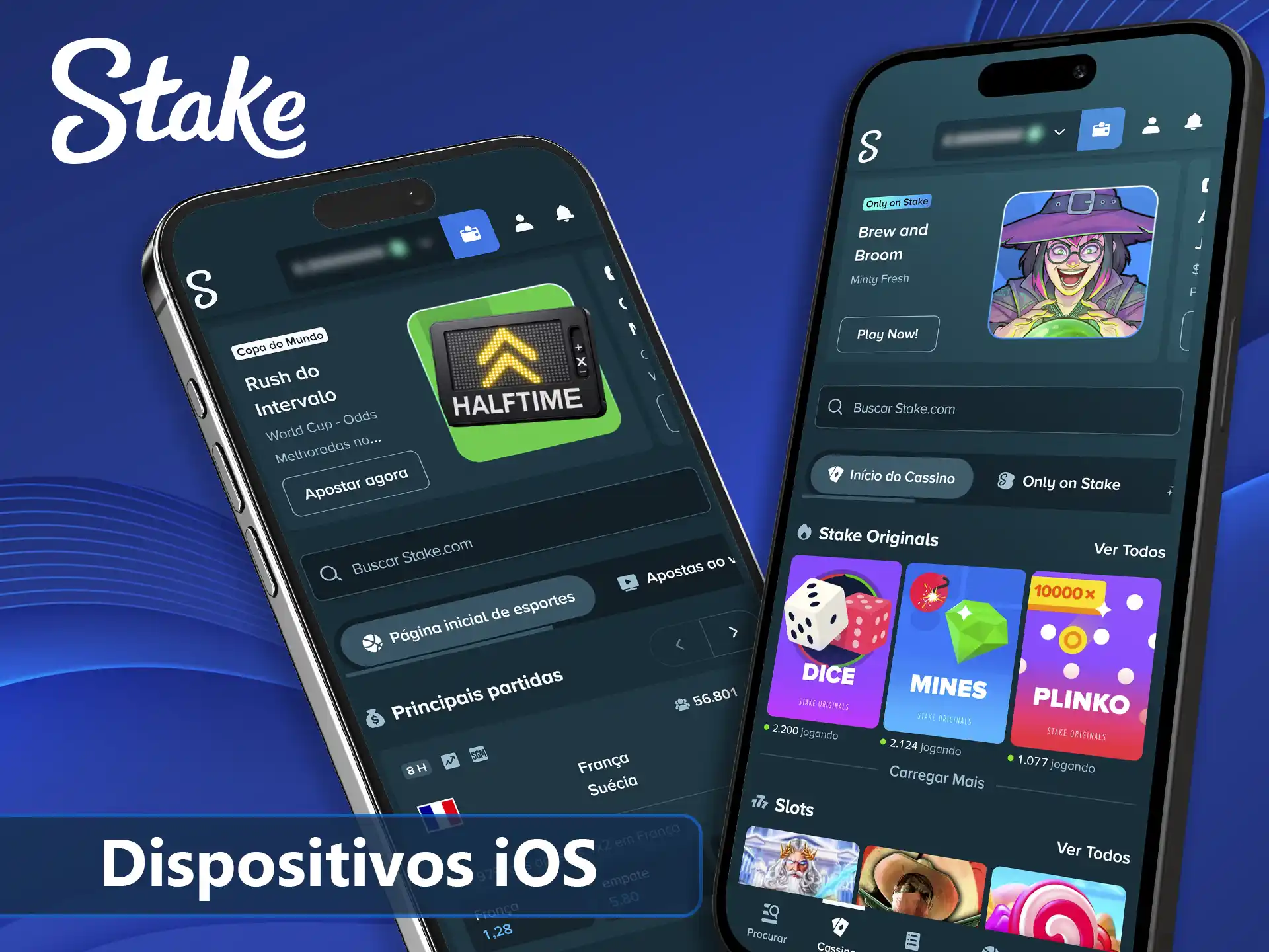 Modelos de iPhone compatíveis com o app Stake.