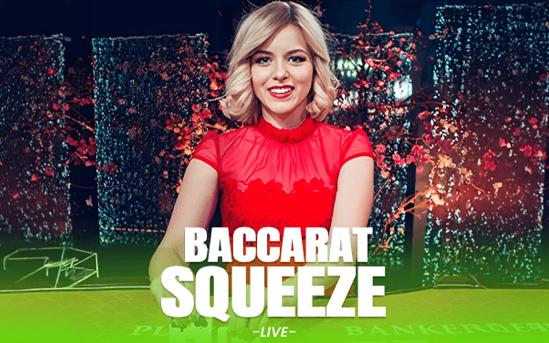 Partida ao vivo de Baccarat Squeeze no cassino Stake.