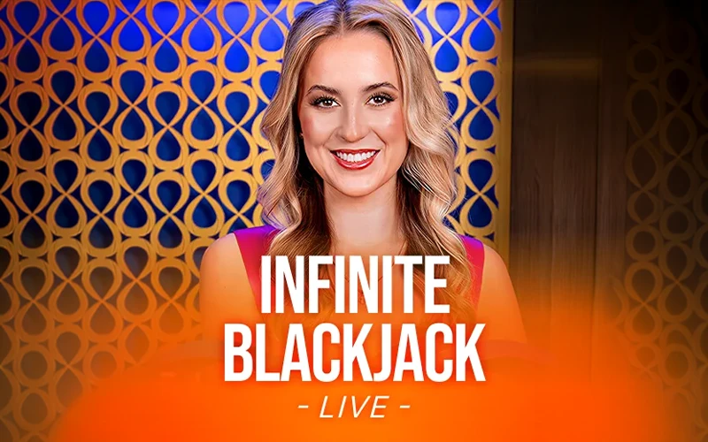 Mesa ao vivo de Infinite Blackjack na plataforma Stake.