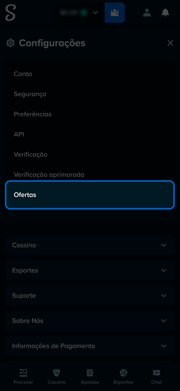 Como ativar a oferta de boas-vindas na Stake.