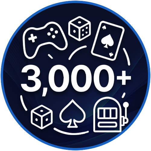 Catálogo com milhares de jogos de cassino Stake.